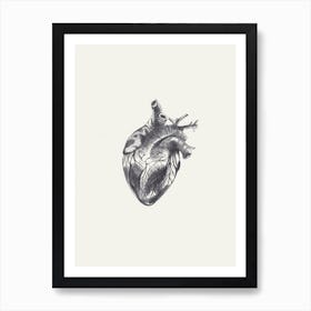 Heart Illustration Art Print