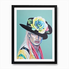 Guns N' Roses Colourful Illustration Art Print