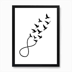 Infinity Flight Art Print