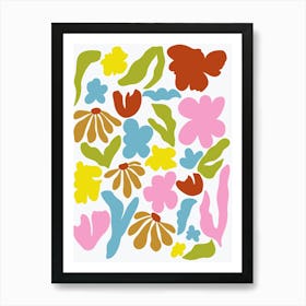 Floral Fusion Affiche