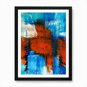 Acrylic Extruded Painting 363 Art Print