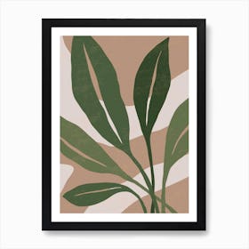 Botanical contemporary wall art Art Print