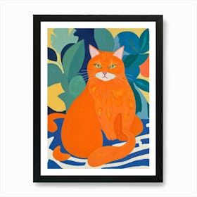 Orange Cat 1 Art Print