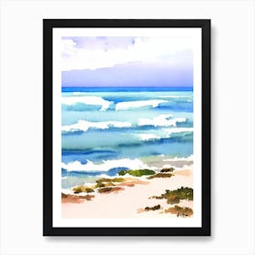 Fisherman'S Beach 2, Australia Watercolour Art Print