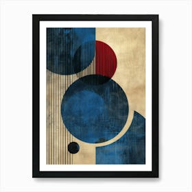 Abstract Circles 89 Art Print