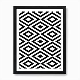 Diamond Pattern Art Print