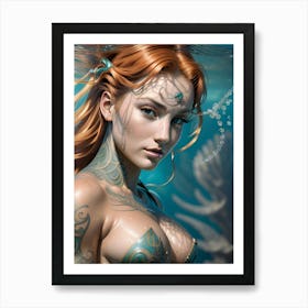 Mermaid -Reimagined 23 Art Print