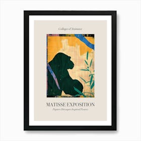 Gorilla 1 Matisse Inspired Exposition Animals Poster Art Print