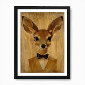 Deer Illustration 2 Art Print