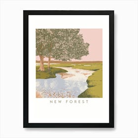 New Forest Travel Art Print