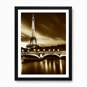 Eiffel Tower In Paris 7 Art Print