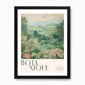 Botanique Fantasy Gardens Of The World 3 Art Print