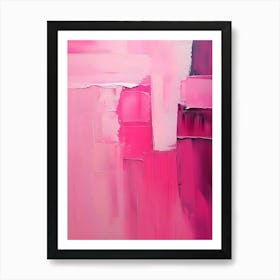 Abstract Pink Painting 2 Art Print