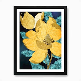 Yellow Magnolia Art Print