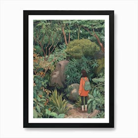 In The Garden Shinjuku Gyoen National Garden Japan 3 Art Print