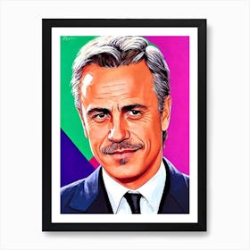 Christoph Waltz Pop Movies Art Movies Art Print