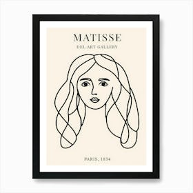 Matisse Del Gallery Paris 1 Art Print