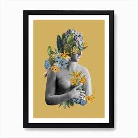 Yellow Orchid Art Print