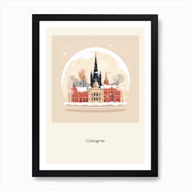 Cologne France 1 Snowglobe Poster Art Print