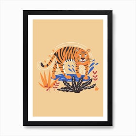 Tiger Cat Art Print