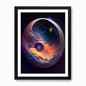 Dwarf Galaxy Comic Space Space Art Print