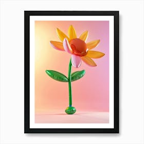 Dreamy Inflatable Flowers Sunflower 1 Art Print