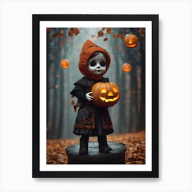 Halloween Doll 1 Art Print