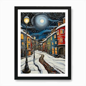 Night In The City Art Print