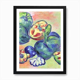 Feijoa Vintage Sketch Fruit Art Print