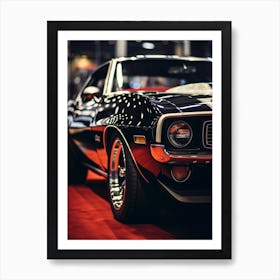 Close Of American Muscle Car 009 Art Print