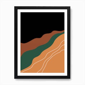 Desert Landscape 2 Art Print