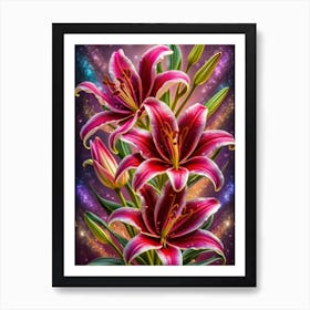 Lily Painting Art Print