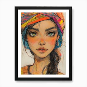 Contemporary Woman 20 Art Print