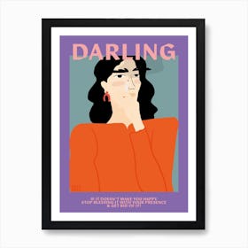 Darling Art Print