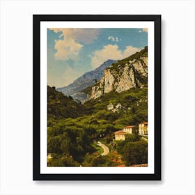 Arcipelago Di La Maddalena National Park Italy Vintage Poster Art Print