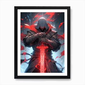 Aetherius, The Bloodsteel Templar Art Print