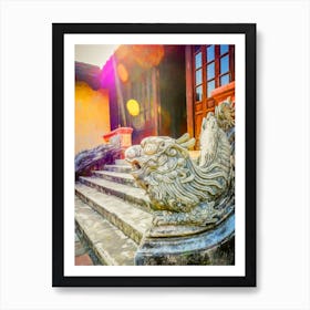 Dragon Staircase Hue Vietnam Art Print