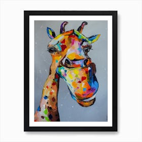 Funny Giraffe II Art Print