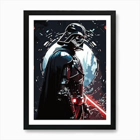 Star Wars movie Darth Vader Art Print