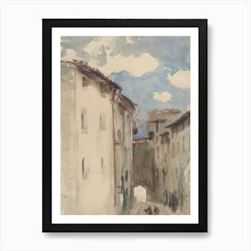 Street In Tuscany Art Print