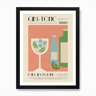 The Gin And Tonic Art Print