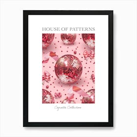 Coquette Disco 4 Pattern Poster Art Print