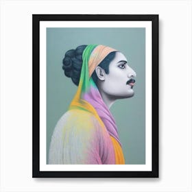 Jatin Lalit Colourful Illustration Art Print