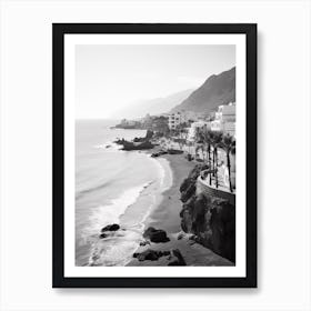 Tenerife, Spain, Black And White Analogue Photography 2 Art Print