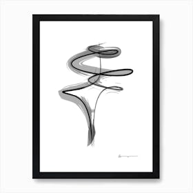 Spiral Strokes 3 Art Print