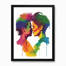 Rainbow Love Art Print