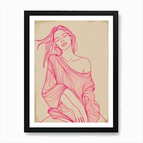 Sexy Girl Art Print