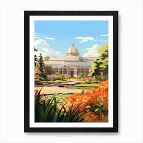 Royal Botanic Garden Melbourne Australia 2 Illustration Art Print