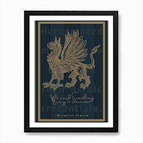 Mythological Beast Art Print