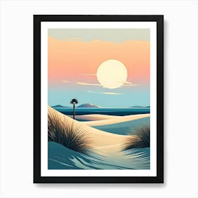 Sunset In The Desert 21 Art Print